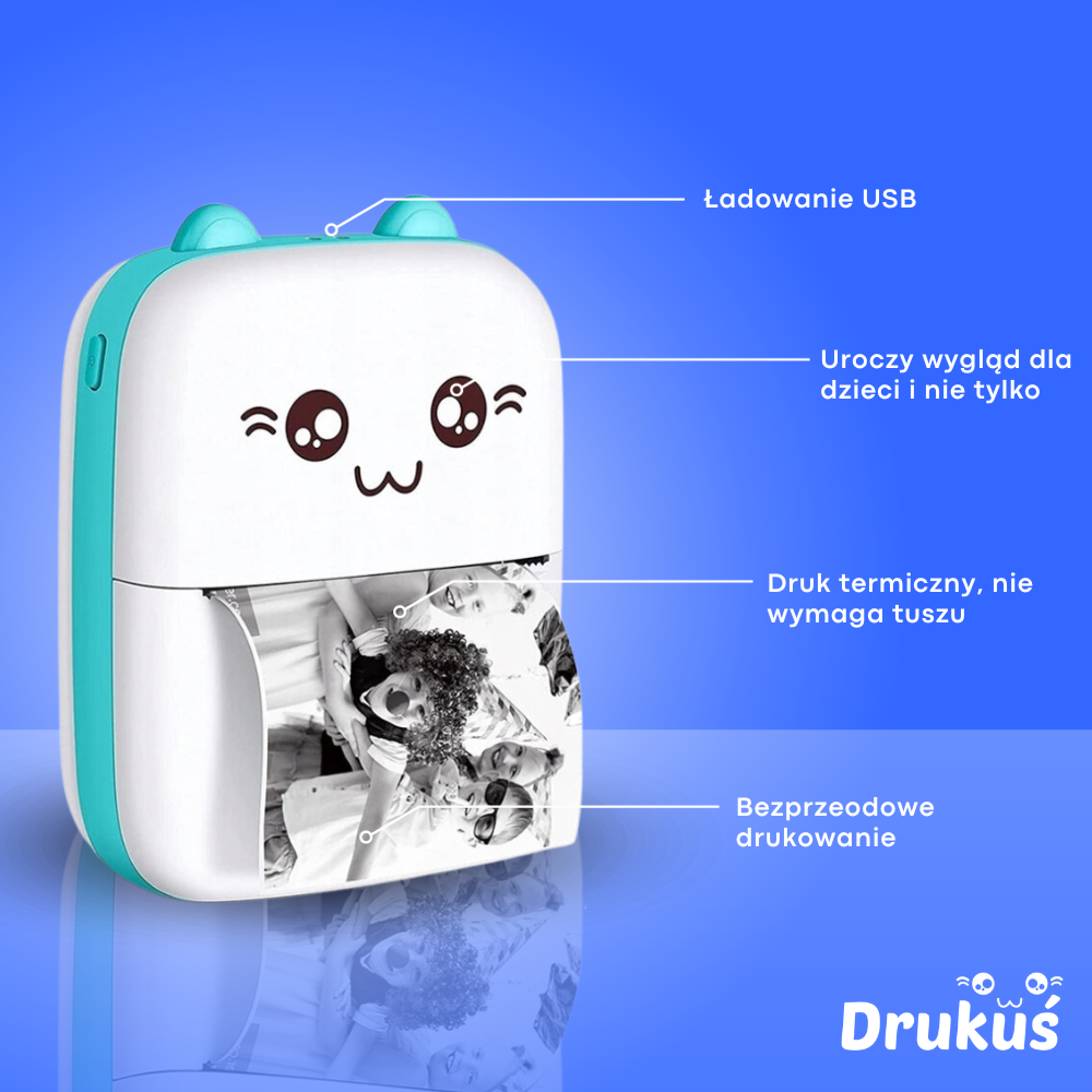 Drukuś™ — uroczy wygląd, idealny dla dzieci