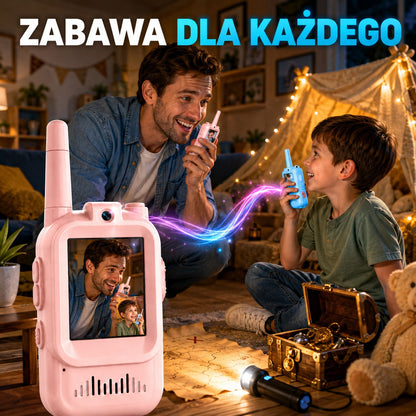 Zabawa dla całej rodziny — tata i syn z Ultra Falówkami